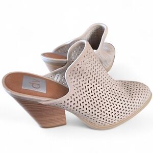 DV by Dolce Vita "Kenli" perforated mules. 